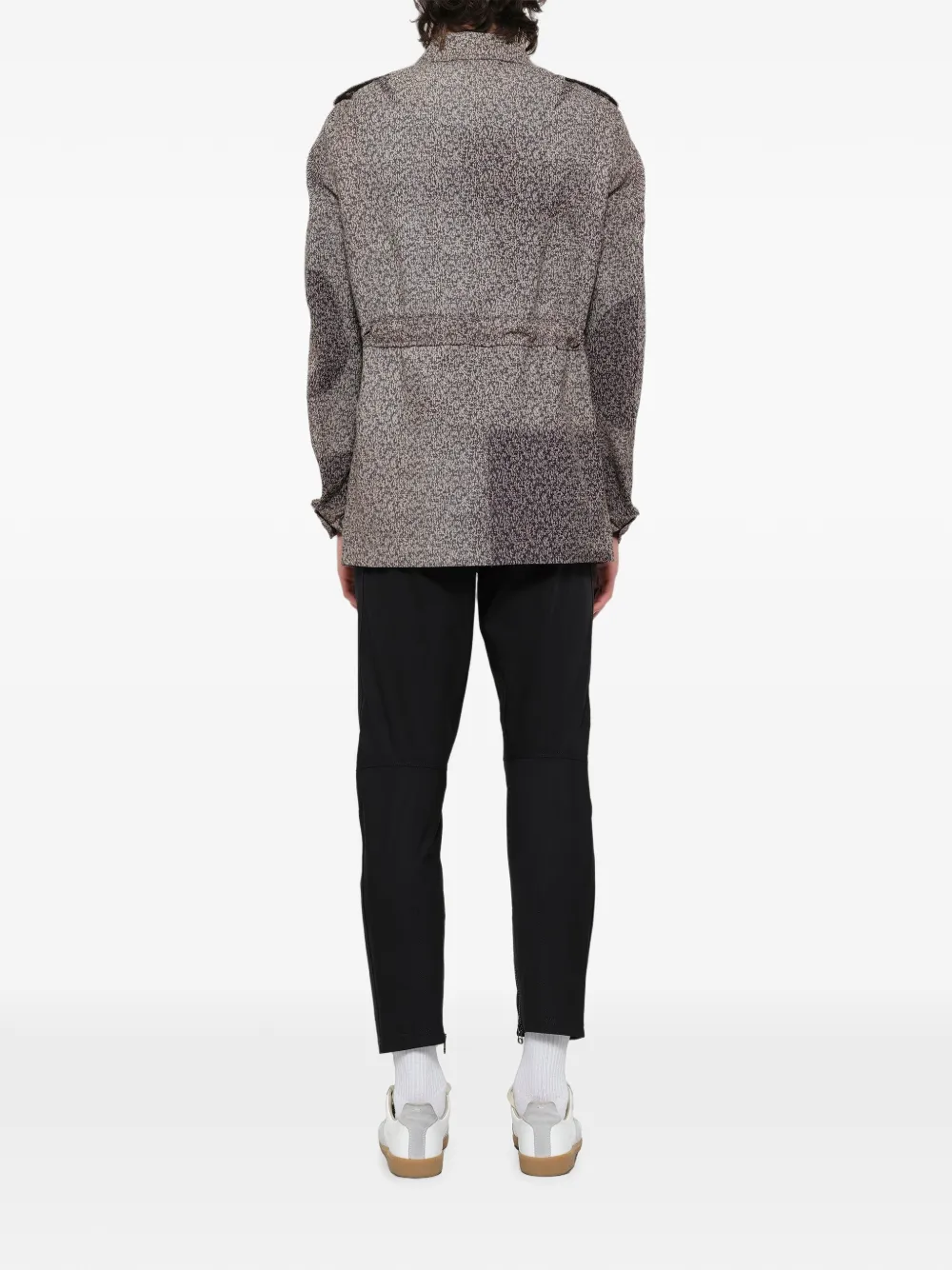 Lanvin Safari jack met verwassen effect Blauw