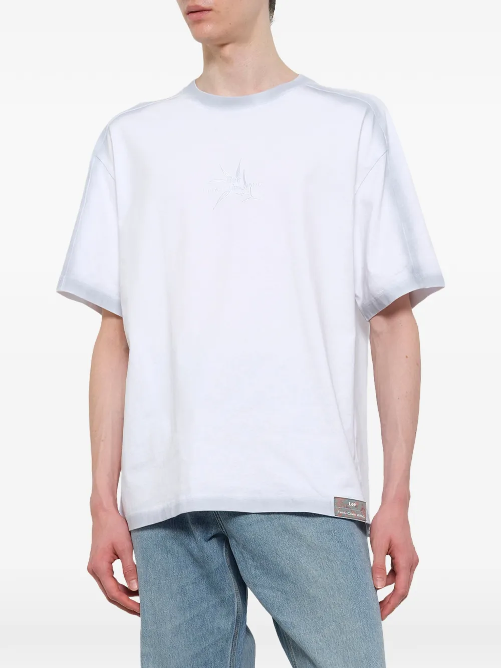 Feng Chen Wang T-shirt met geborduurd logo Wit