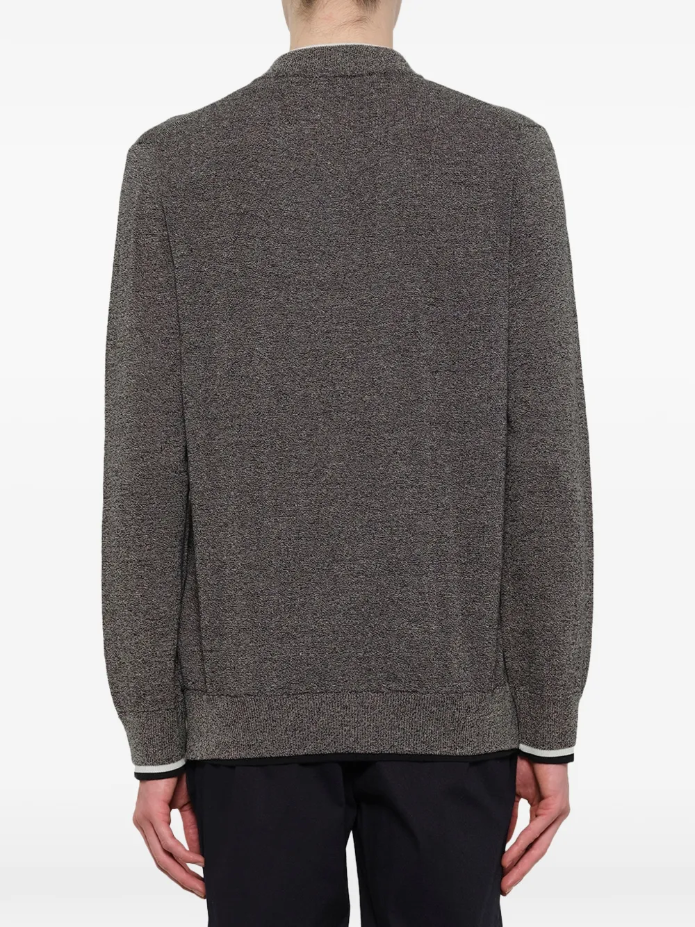 Kenzo Vest met tijgerpatch en rits Grijs
