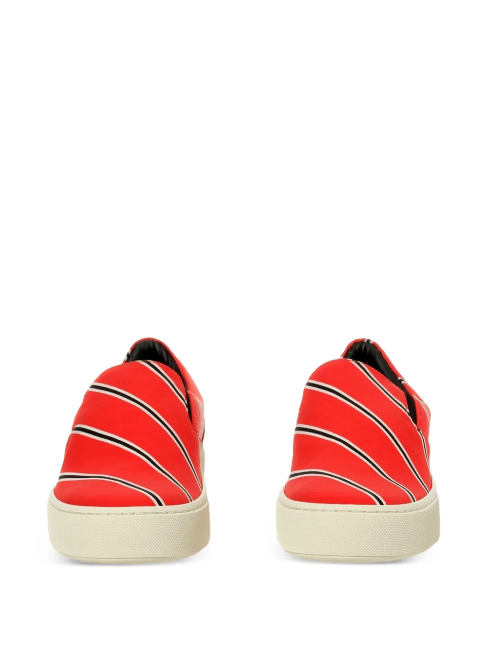 Balenciaga striped slip-ons Rood