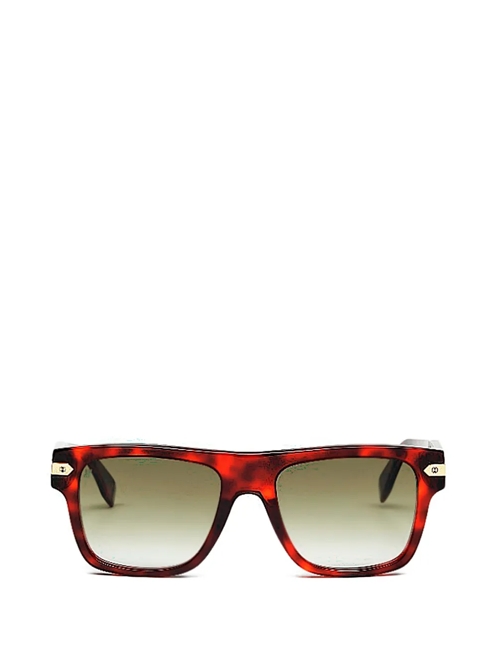 Hublot square-frame acetate sunglasses - Marrone