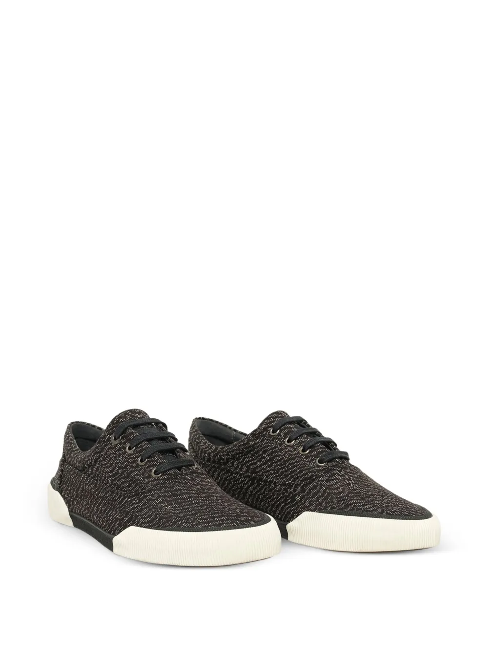 Lanvin Oxford lace-up sneakers Zwart
