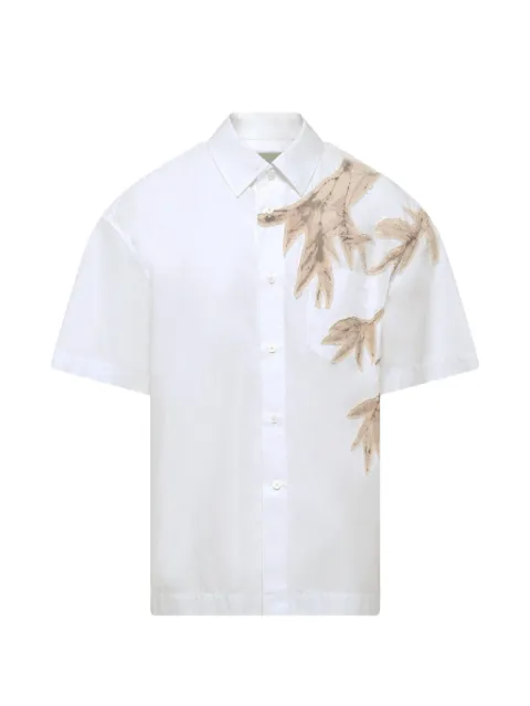 Feng Chen Wang bamboo-print short-sleeve shirt