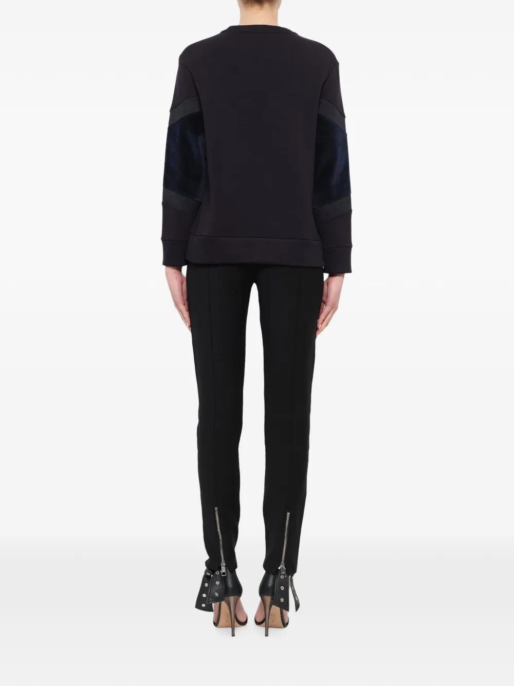 Neil Barrett Sweater met vlakken Blauw