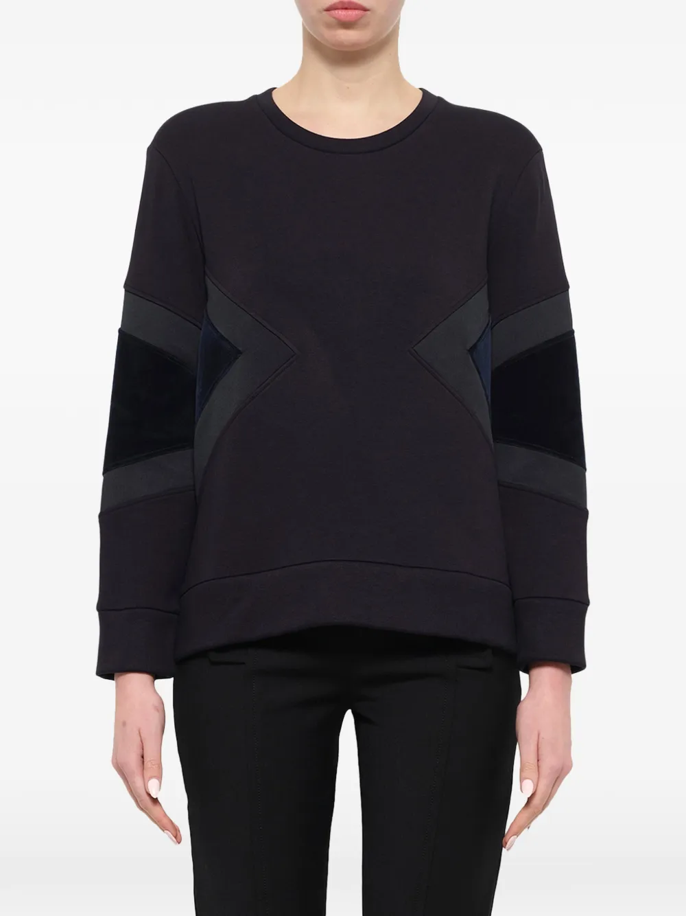 Neil Barrett panelled sweatshirt - Blu