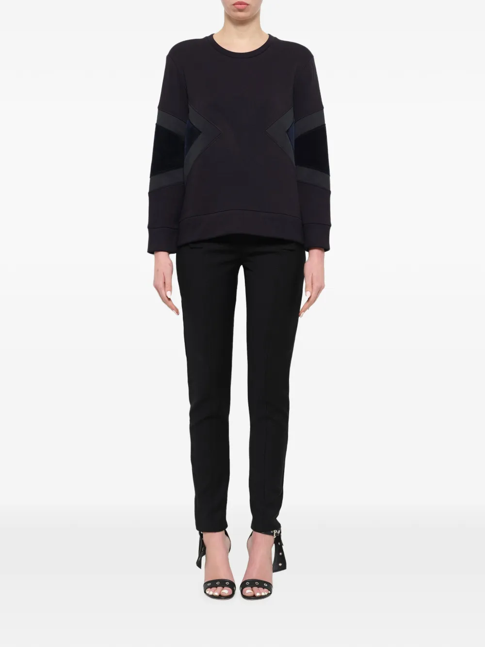 Neil Barrett Sweater met vlakken Blauw