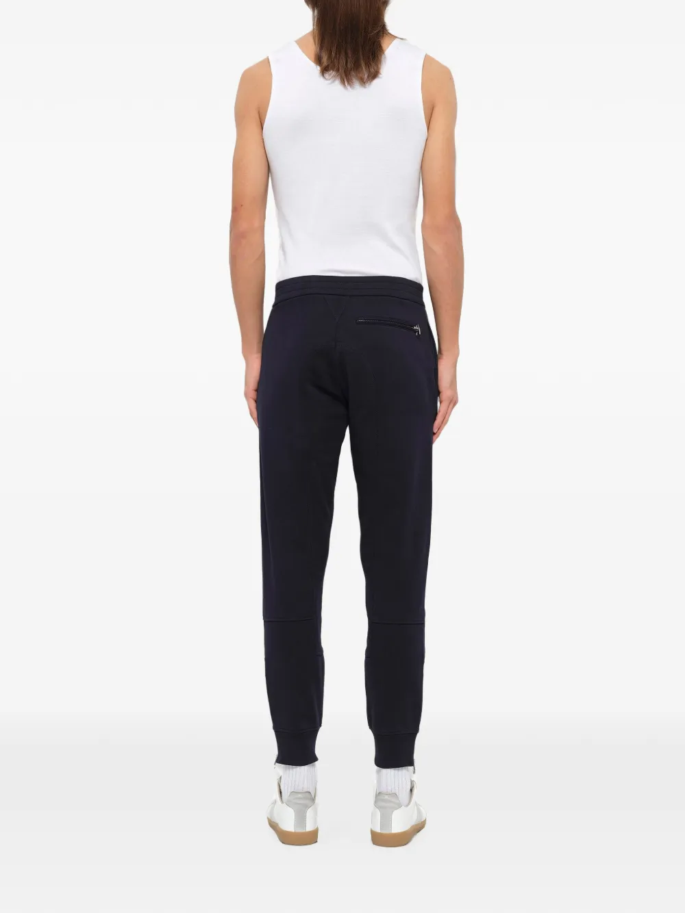 Alexander McQueen zip-detail track pants Blauw