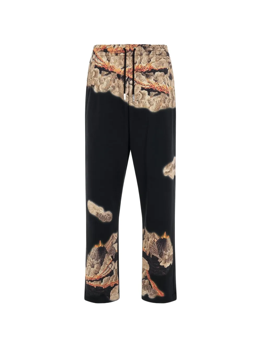 Wooyoungmi volcano-print track pants - Nero