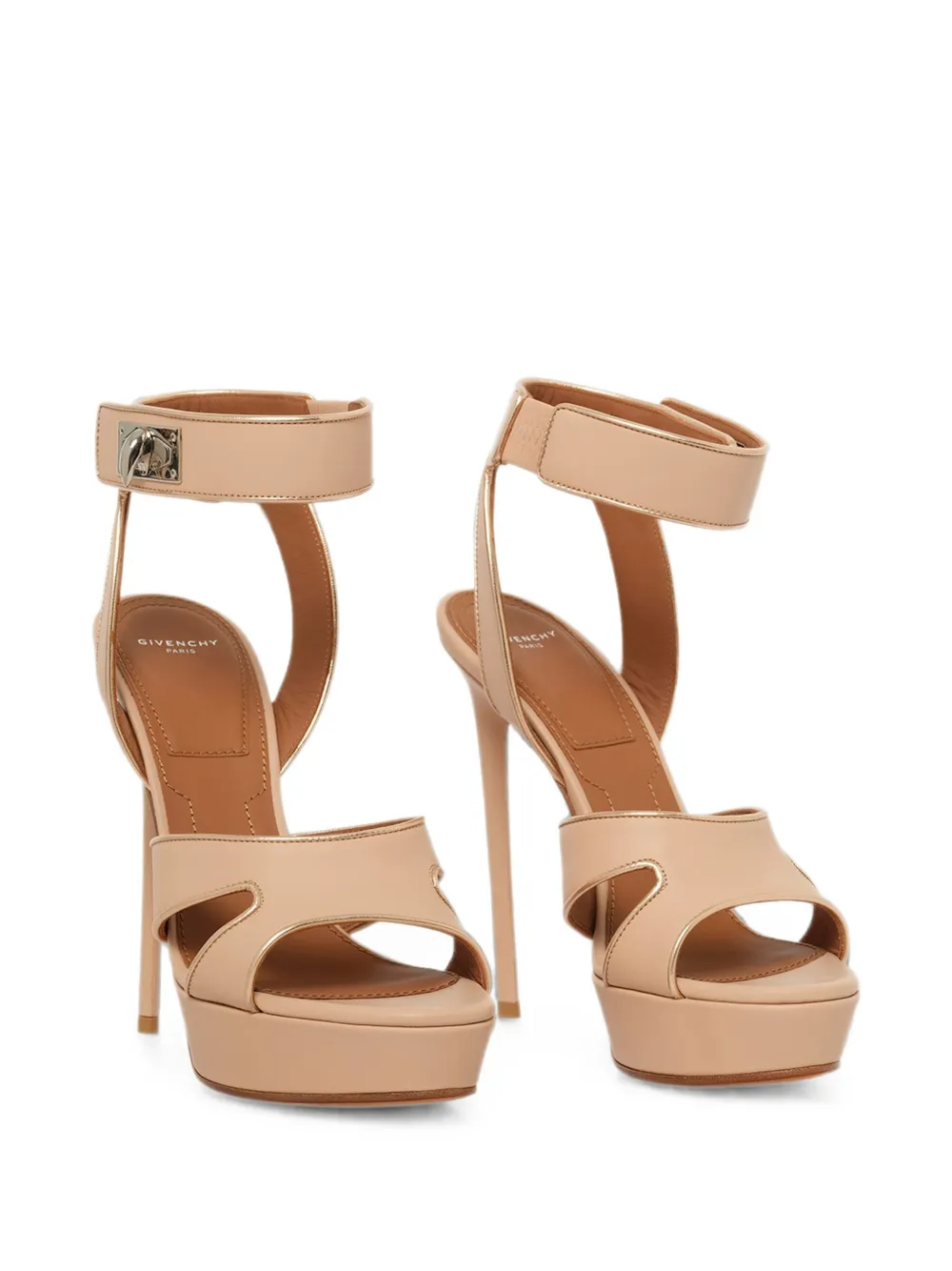 Givenchy Shark Lock platform pumps Roze