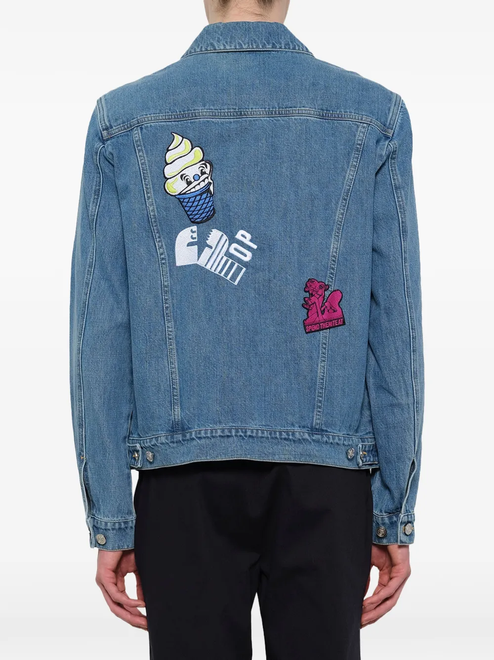 Kenzo Denim jack Blauw