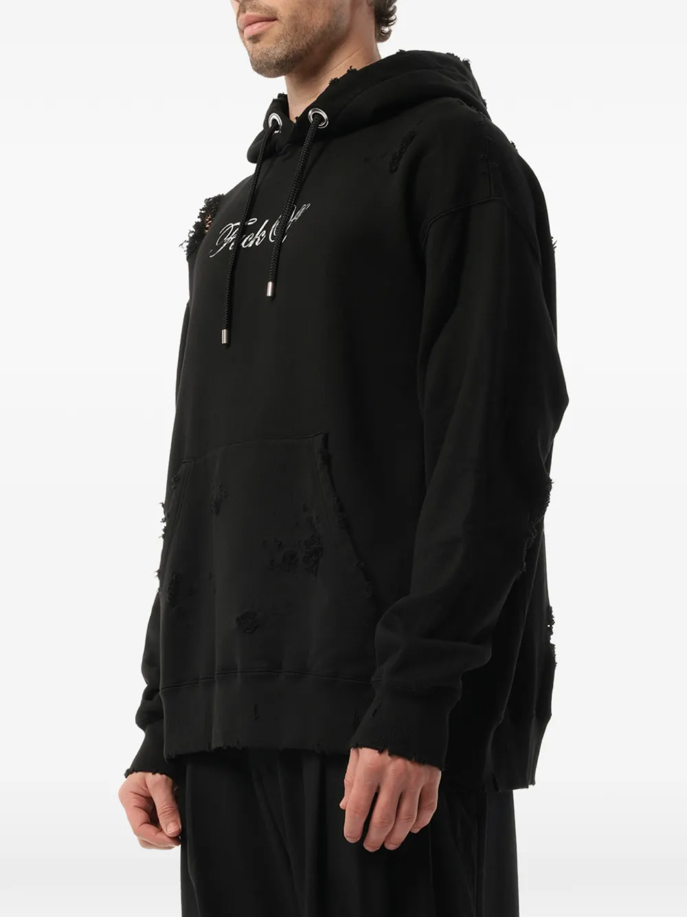 Mastermind Japan Hoodie met logoprint Zwart