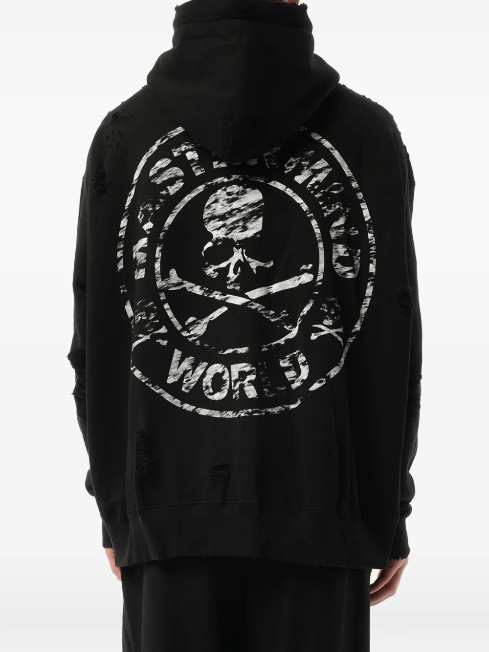 Mastermind Japan Hoodie met logoprint Zwart