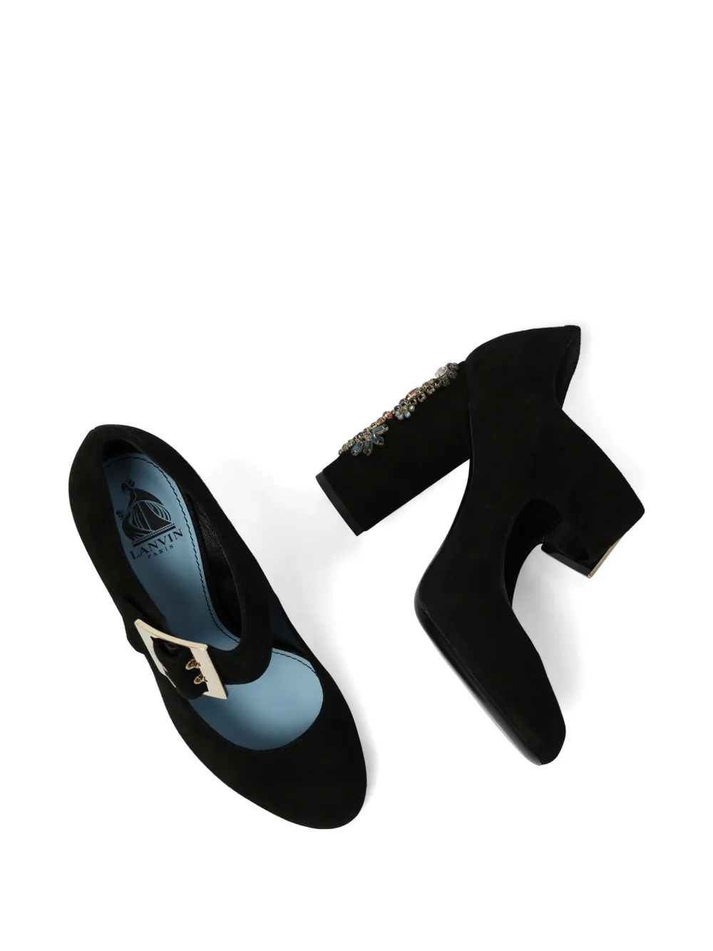 Lanvin Mary Jane verfraaide pumps Zwart