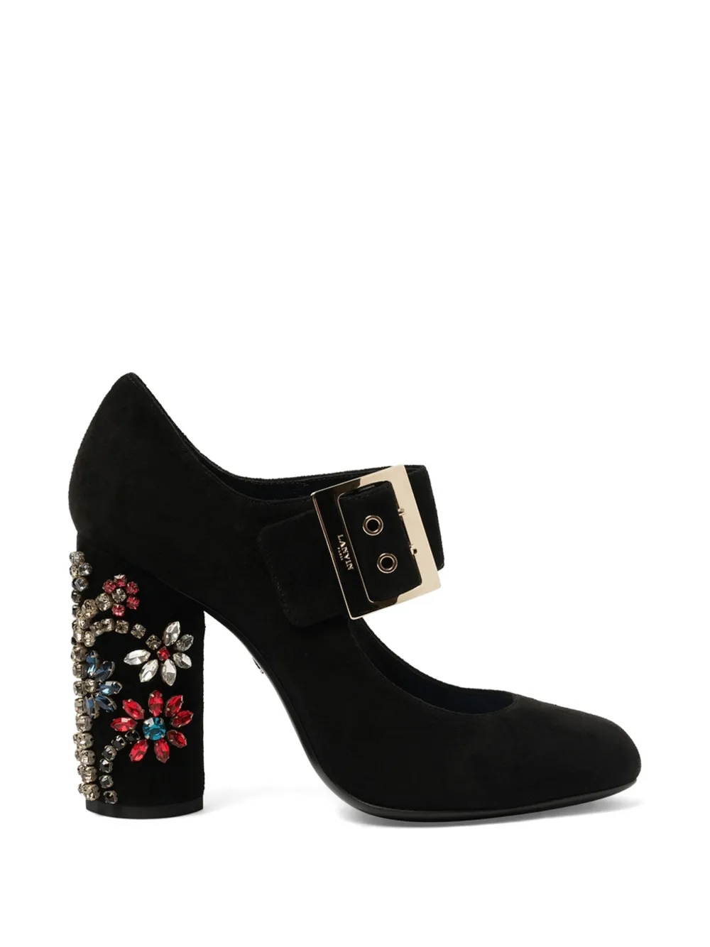 Lanvin embellished Mary Jane pumps - Schwarz
