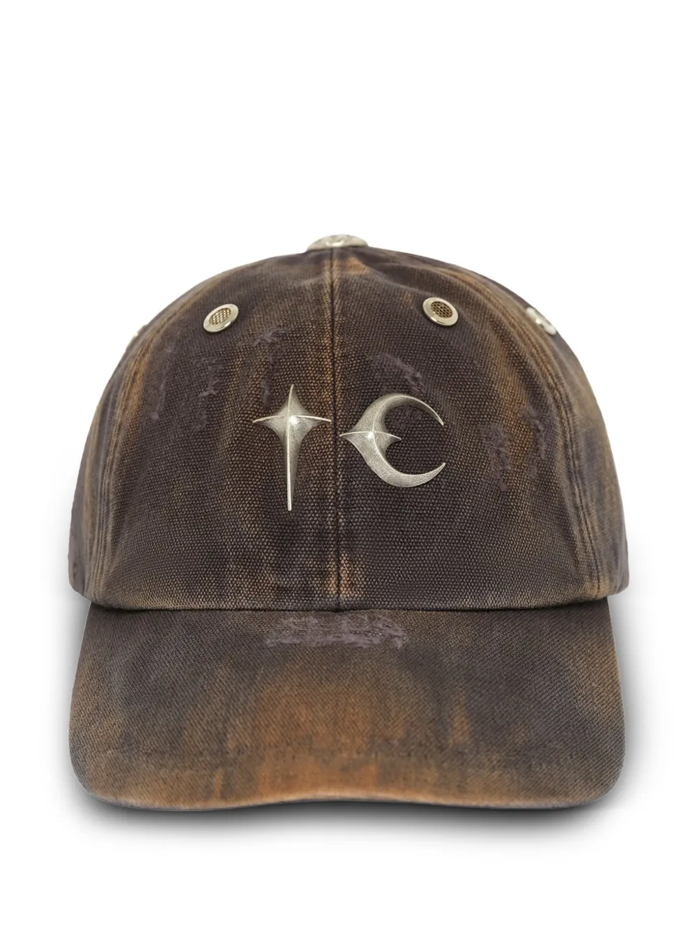 THUG CLUB TC Two Tone washed-finish cap - Nero