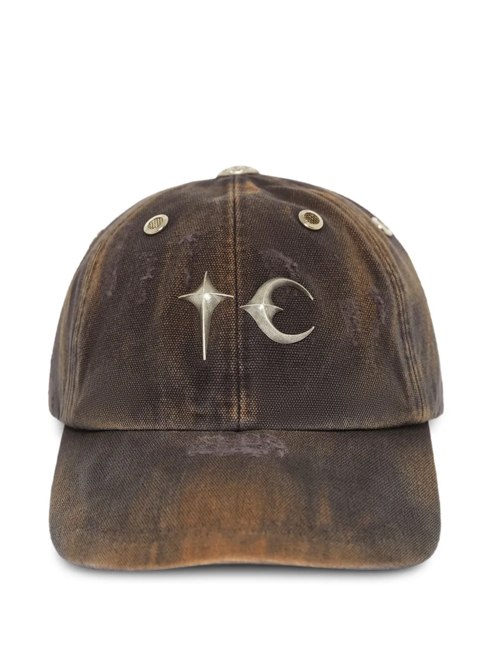 THUG CLUB TC Two Tone washed-finish cap - Nero