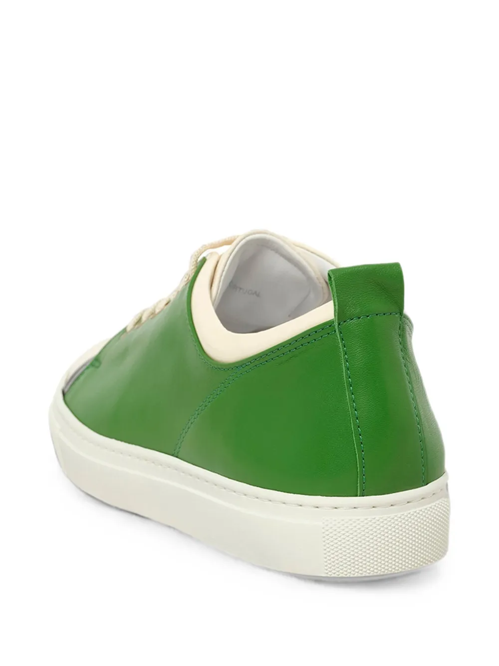 Lanvin low-top panelled sneakers Groen