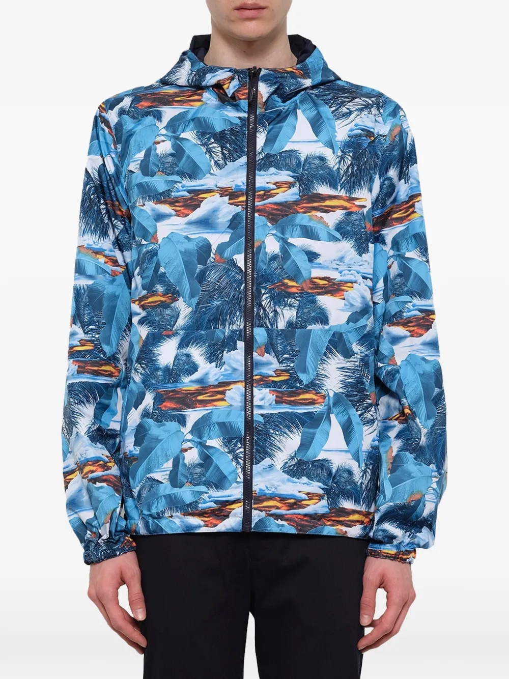 Kenzo Kway reversible hooded jacket - Blue