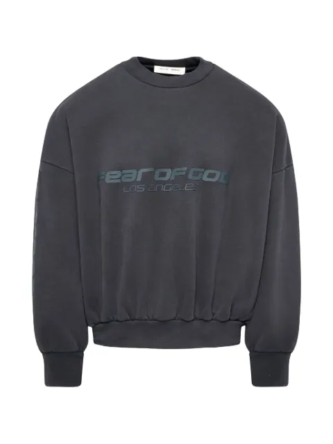 FEAR OF GOD ESSENTIALS logo-print cropped sweatshirt