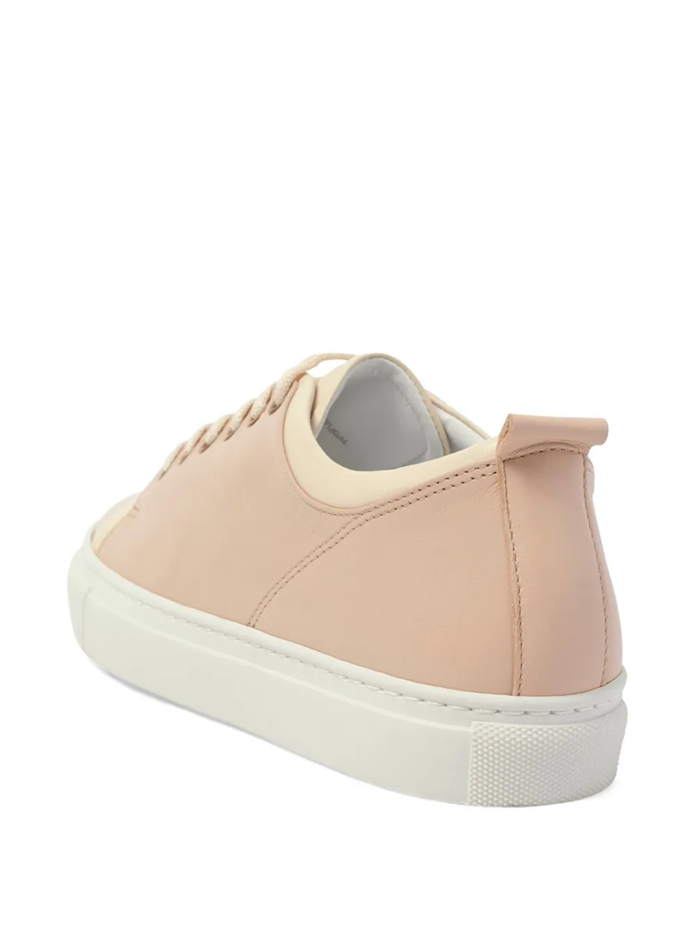 Lanvin patent-toe-cap sneakers Beige