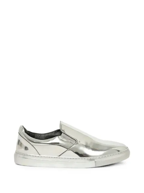Balenciaga tenis slip-on metalizados
