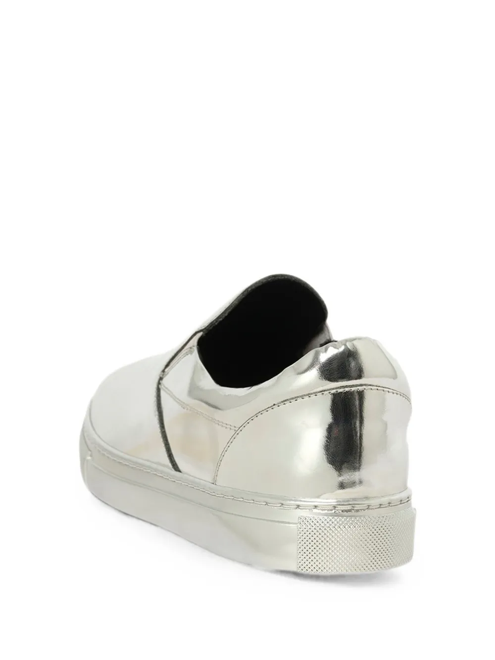 Balenciaga metallic slip-on sneakers Zilver