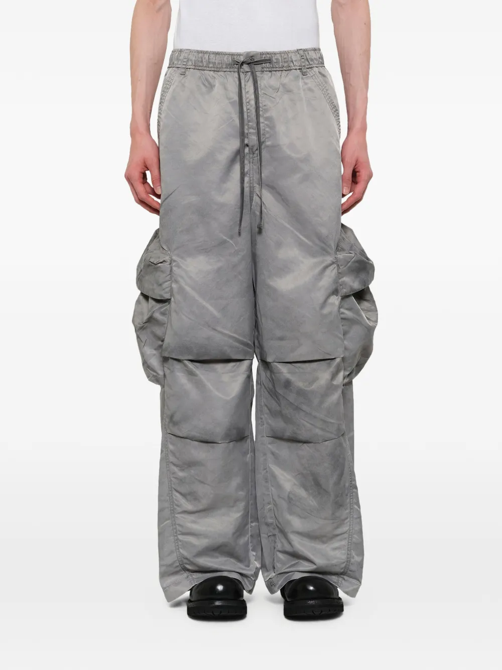Feng Chen Wang Broek met cargo zak Grijs