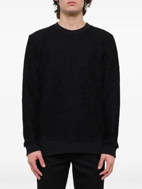 Givenchy Podium lace-overlay sweatshirt