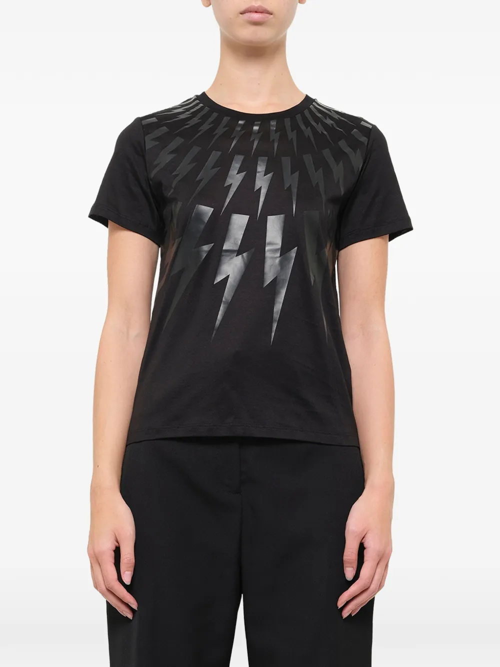 NEIL BARRETT 페어 아일 썬더볼트 티셔츠