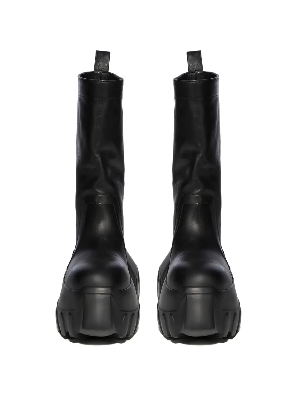 Rick Owens Mega Tractor Boots | Black | FARFETCH CA