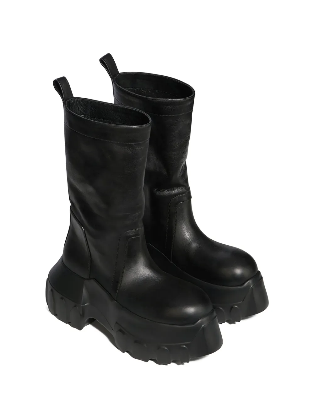 Rick Owens Mega Tractor laarzen Zwart