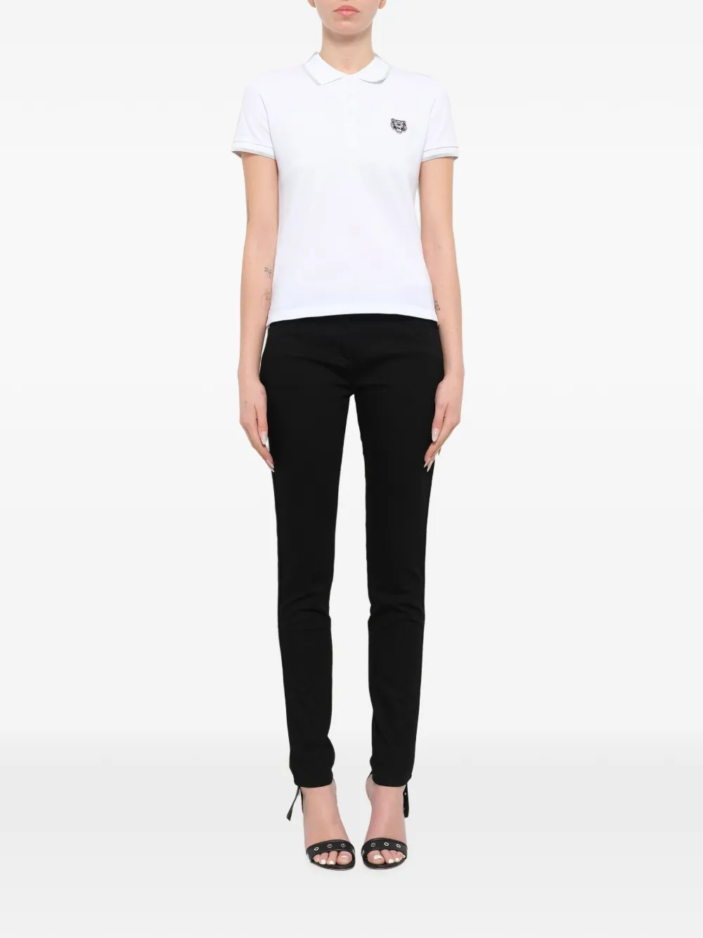 Kenzo Tiger polo shirt Wit
