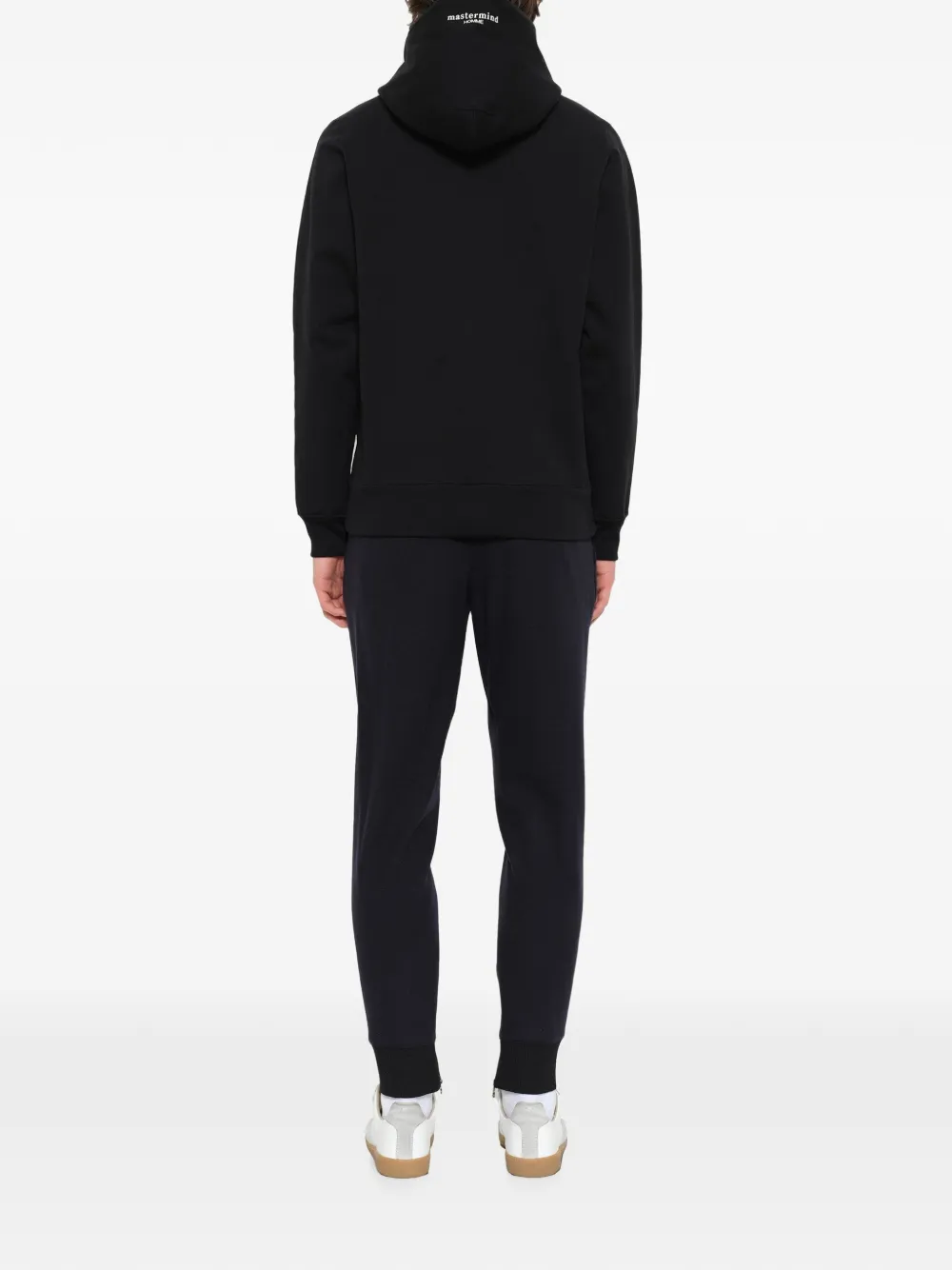 Mastermind Japan Hoodie met slogan-print Zwart