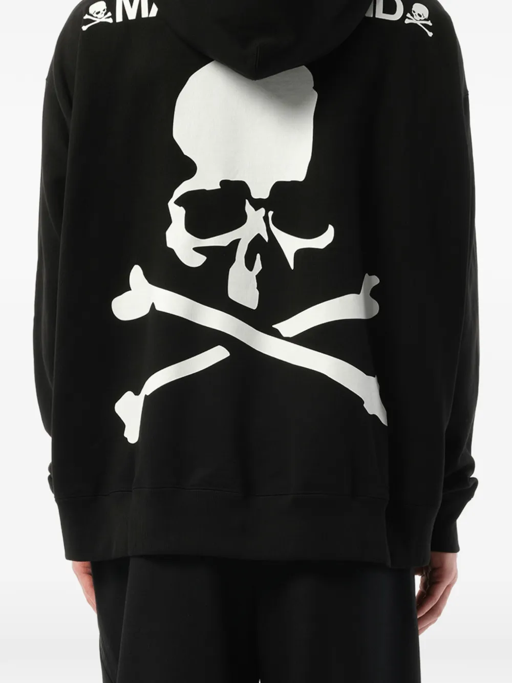 Mastermind Japan Hoodie met doodskopprint Zwart