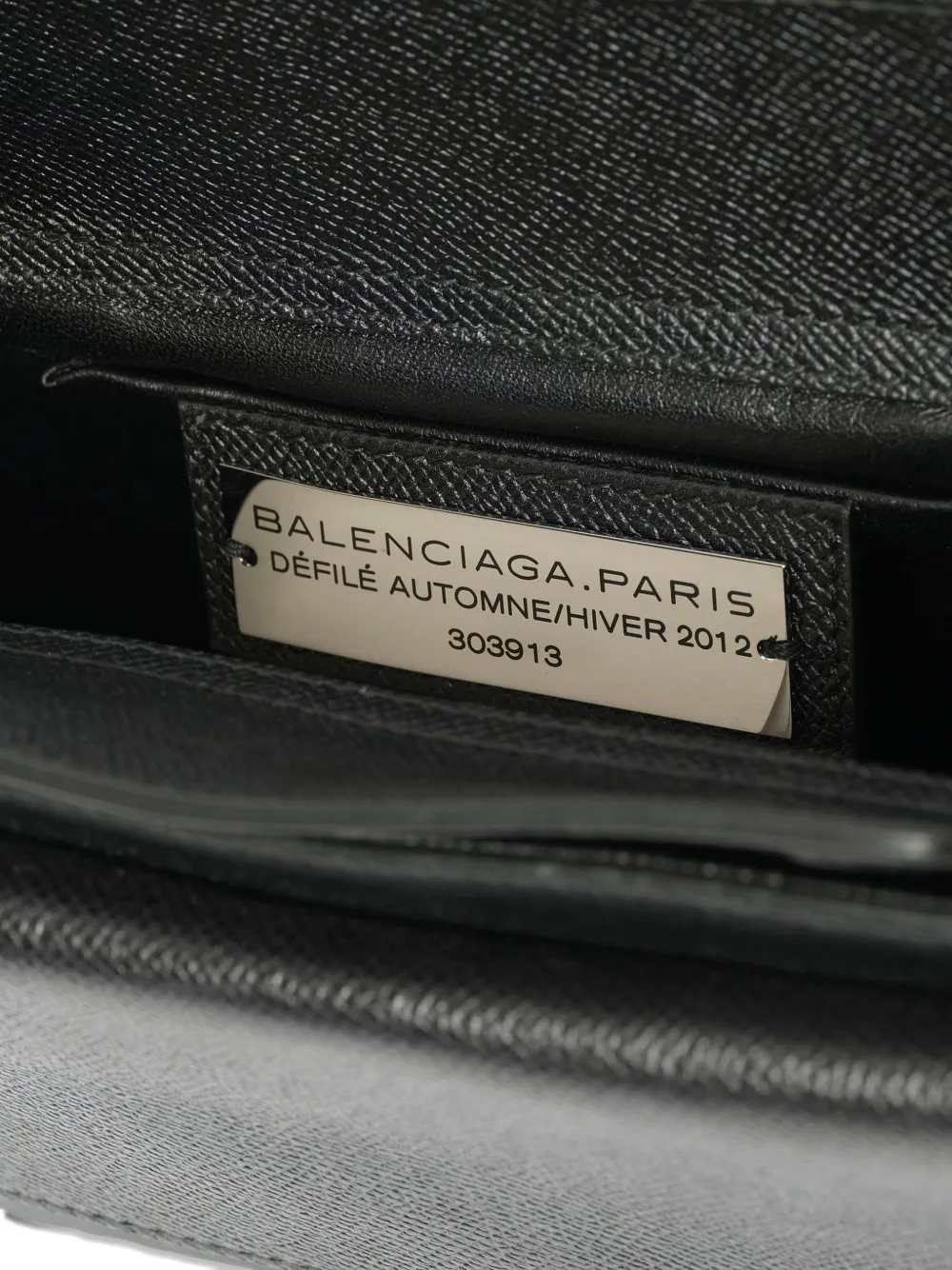 Balenciaga Schoudertas met textuur Zwart