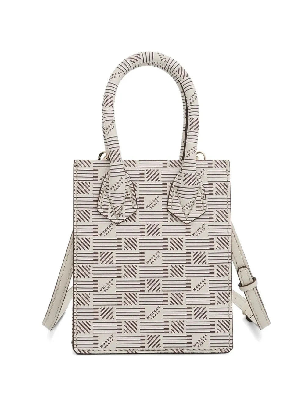 Moreau Suite BB leather mini bag - Bianco