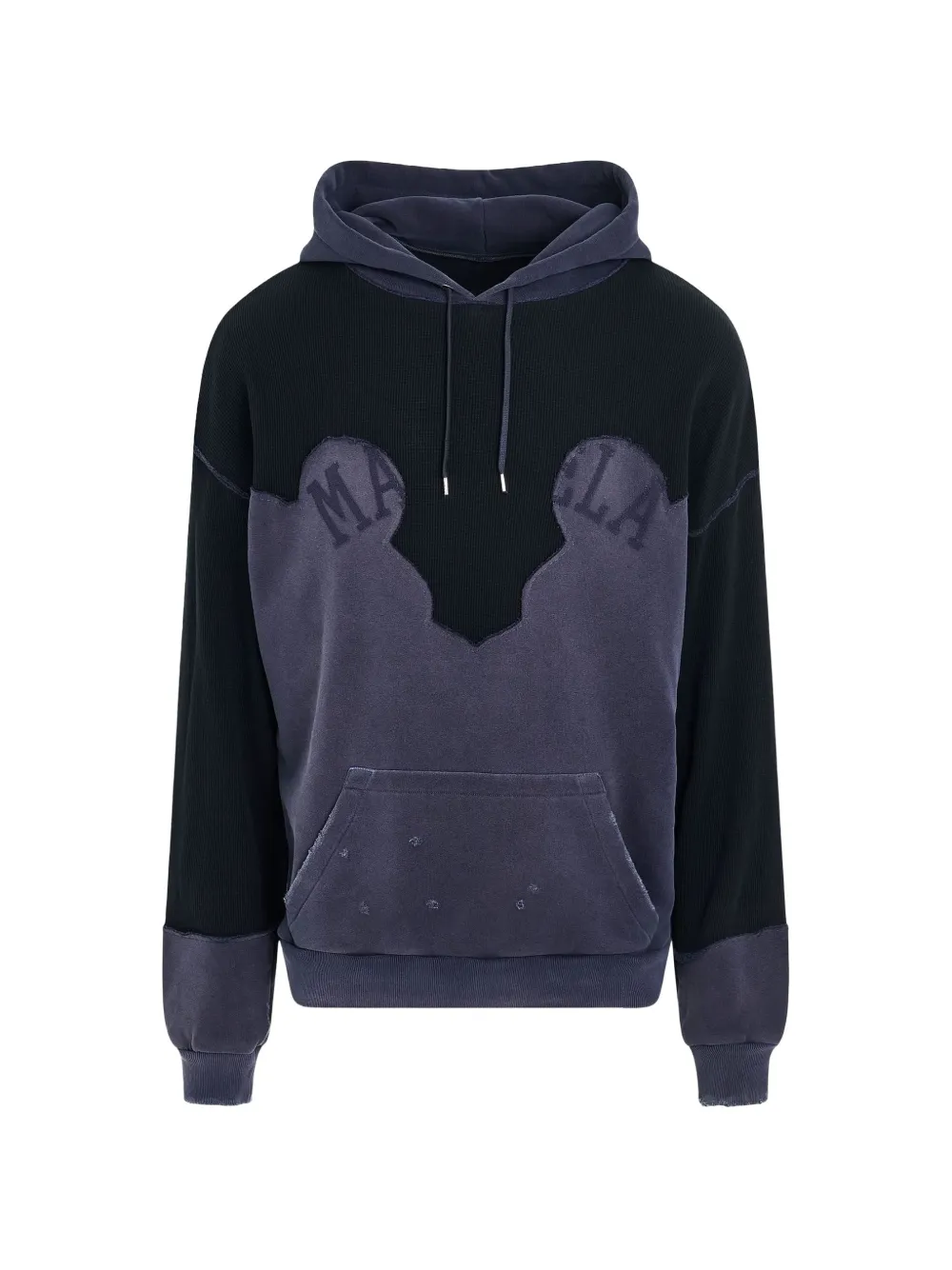 Maison Margiela Maison Margiela Desconstruction patchwork hoodie - Schwarz aus Baumwolle/Baumwolle in Schwarz