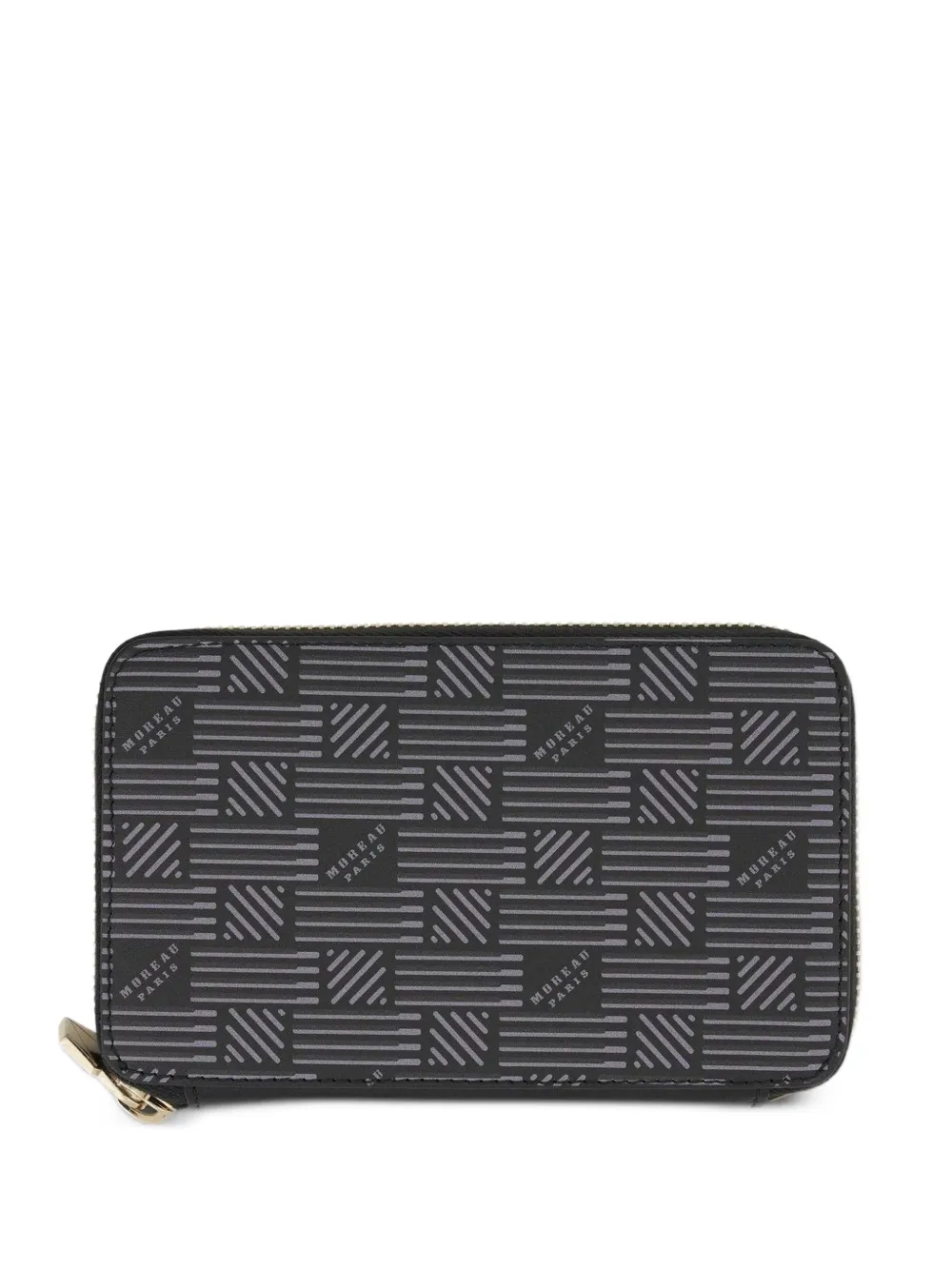 Moreau logo-print continental wallet - Nero