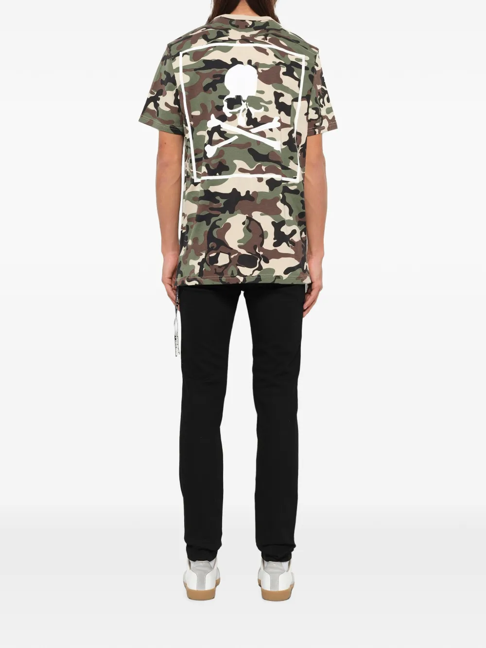 Mastermind Japan camo-print T-shirt Groen