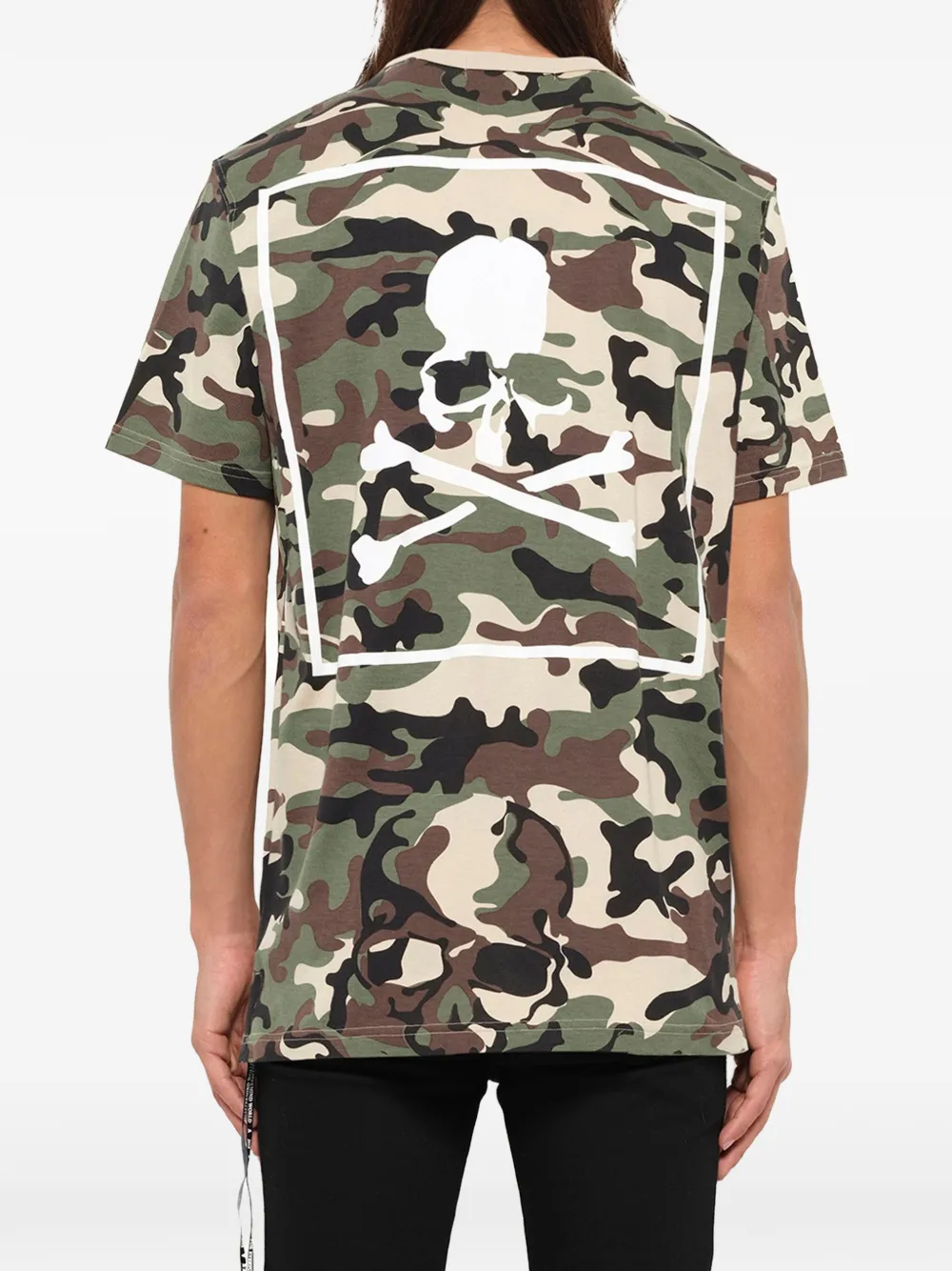 Mastermind Japan camo-print T-shirt Groen