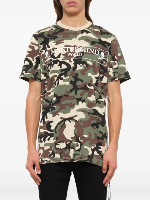Mastermind Japan playera con estampado militar