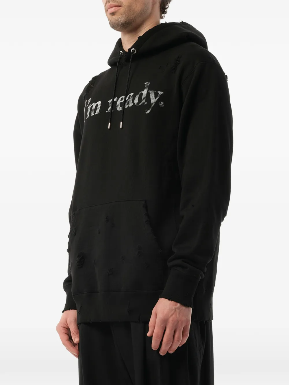 Mastermind Japan Hoodie met print Zwart