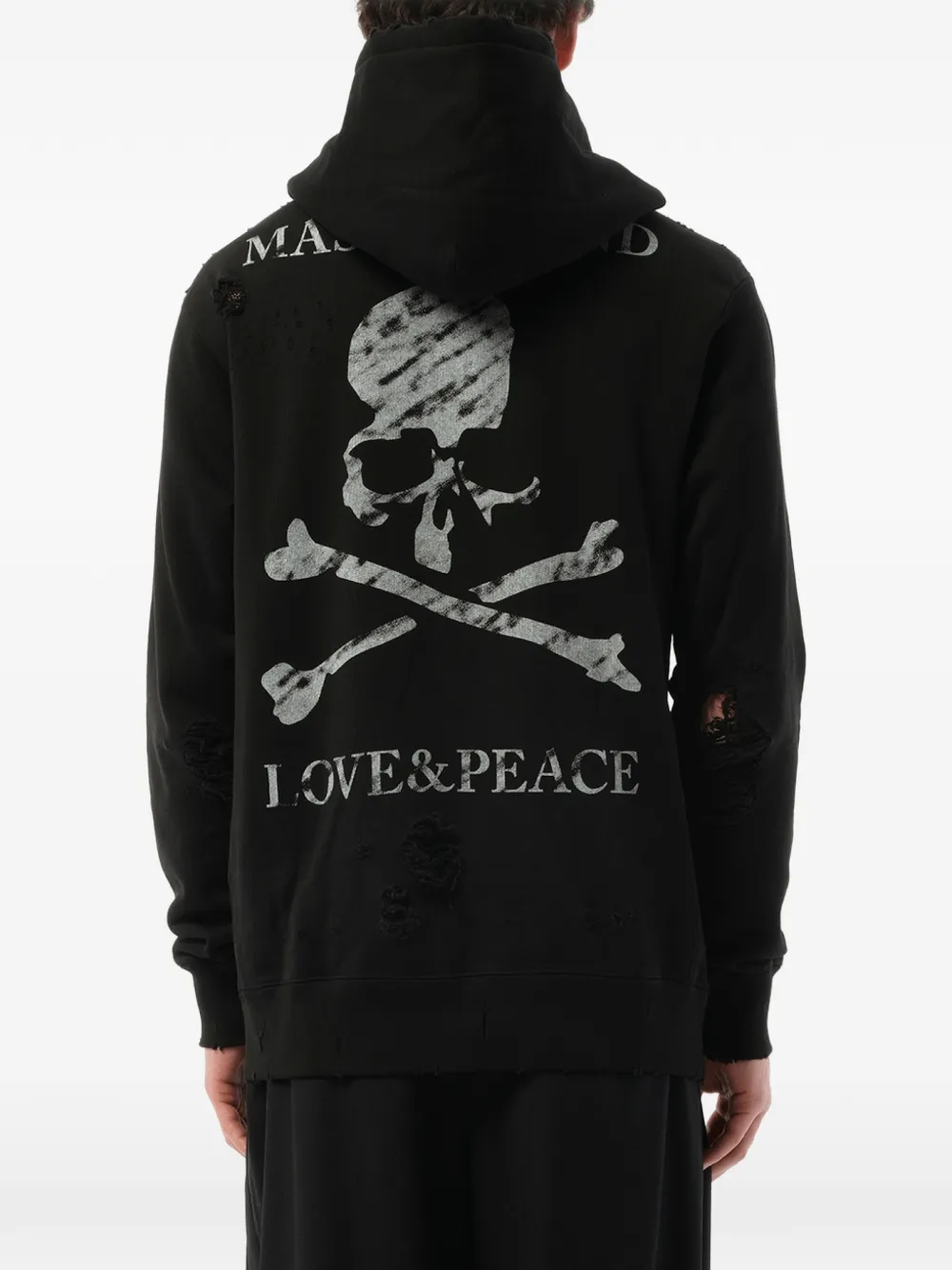 Mastermind Japan Hoodie met print Zwart