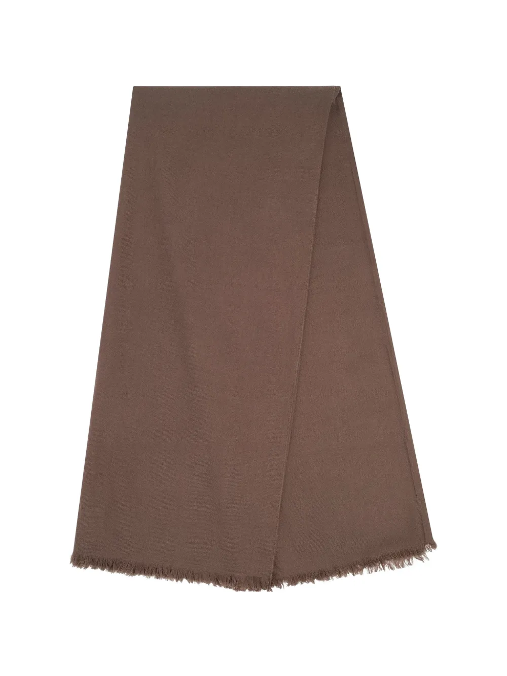 Rick Owens silk scarf - Marrone