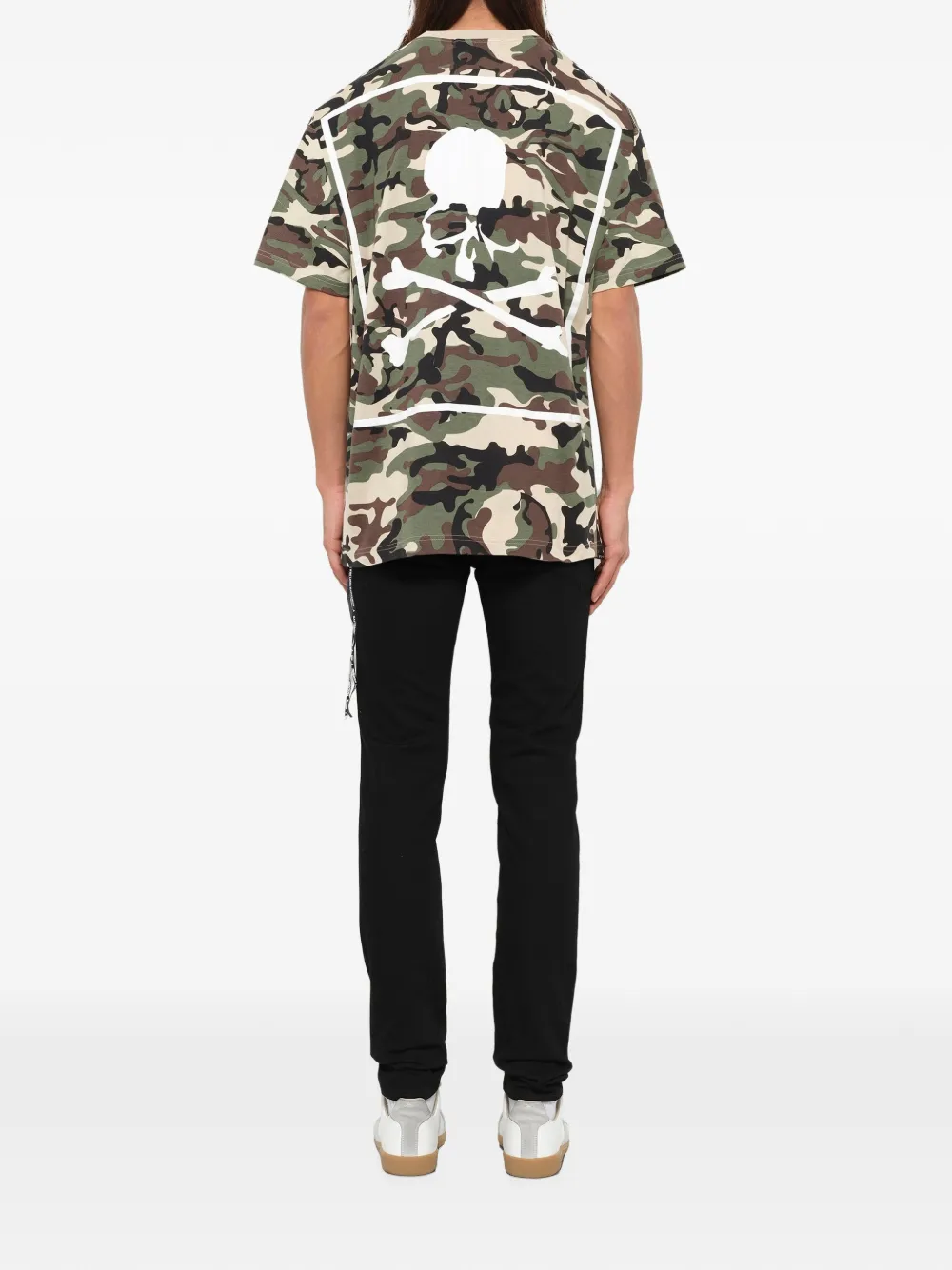 Mastermind Japan T-shirt met camouflageprint Groen