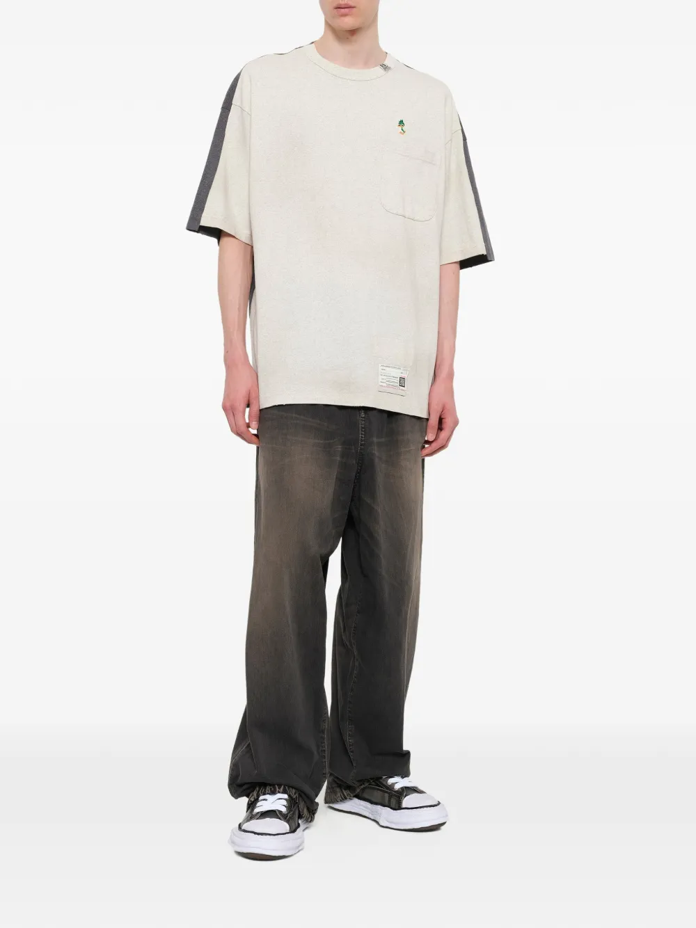 Maison MIHARA YASUHIRO Katoenen T-shirt Beige