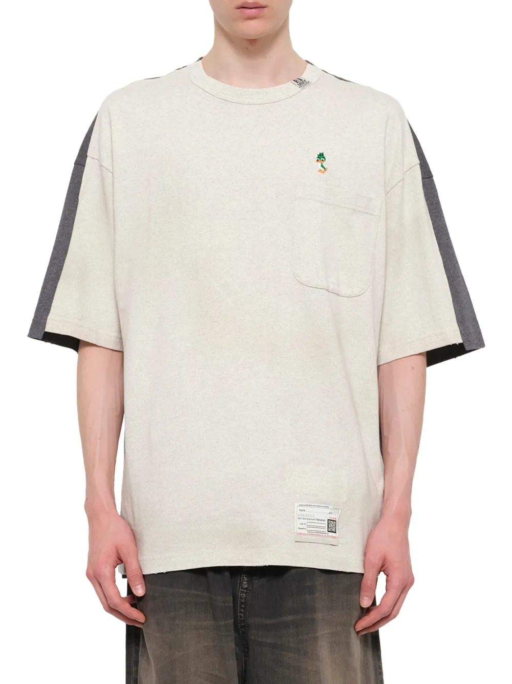 Maison MIHARA YASUHIRO Katoenen T-shirt Beige