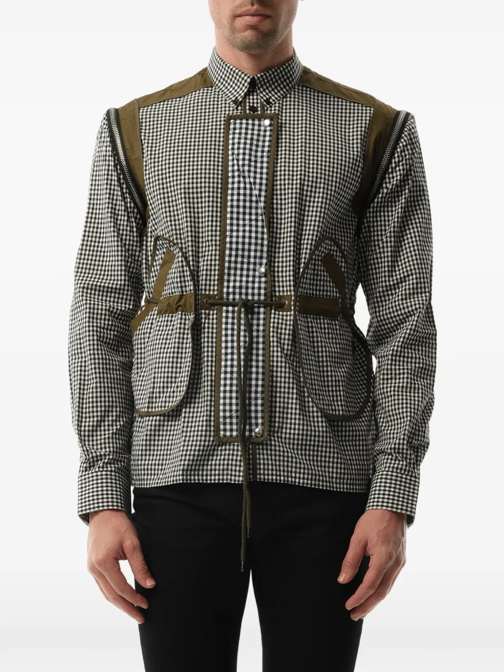 Givenchy Podium gingham-check shirt - Nero
