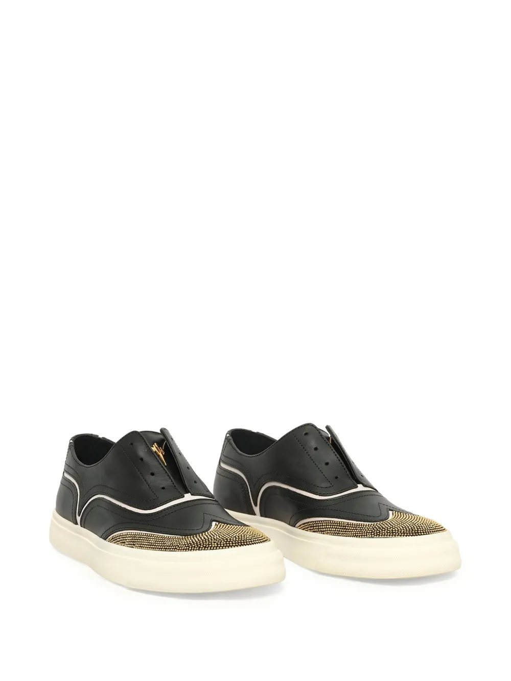 Giuseppe Zanotti crystal-embellished sneakers Zwart