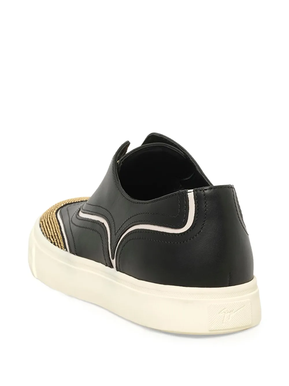 Giuseppe Zanotti crystal-embellished sneakers Zwart